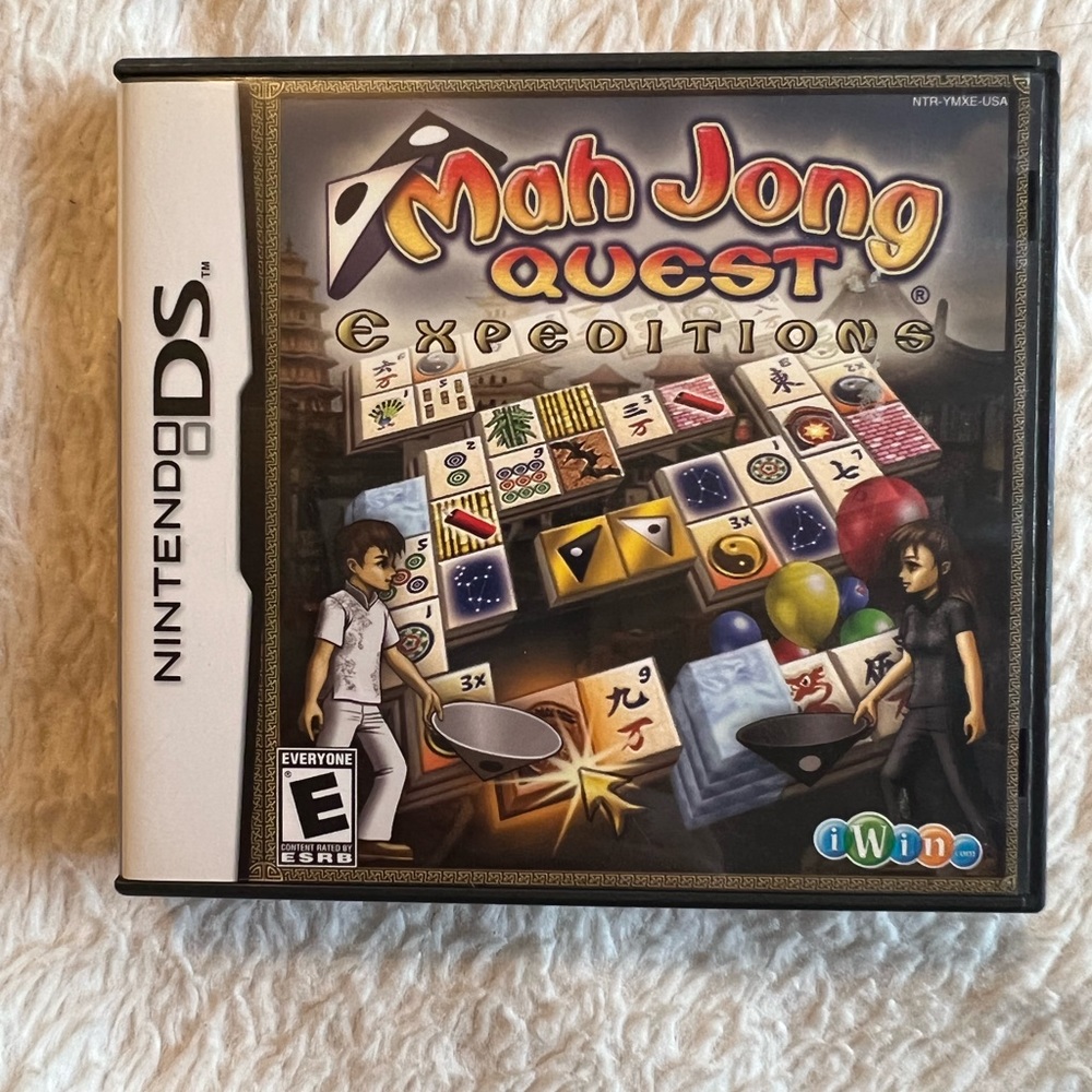 Mah Jong Quest Expeditions Nintendo DS game, preowned